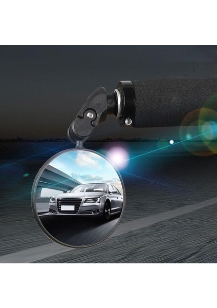 2 Adet Bisiklet Ayna Lens Güvenli Ayarlanabilir Dikiz Döngüsü E-Bisiklet Ayna 360 ° Dönebilen (Yurt Dışından) modelleri
