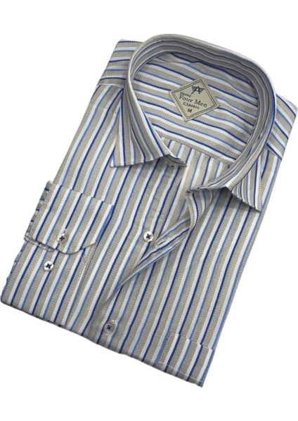 Pamuklu Uzun Kollu Erkek Gömlek (Regular Kalıp) fiyatları