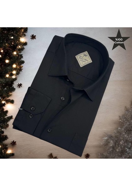 Pamuklu Uzun Kollu Erkek Gömlek (Regular Kalıp) fiyatları