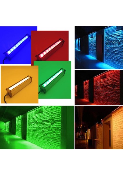 100 cm Wallwasher LED Bina Dış Duvar Aydınlatma Günışığı Işık modelleri