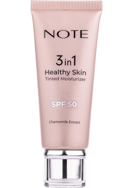 3 In 1 Healthy Skin Tinted Moisturizer Spf 50 No:10