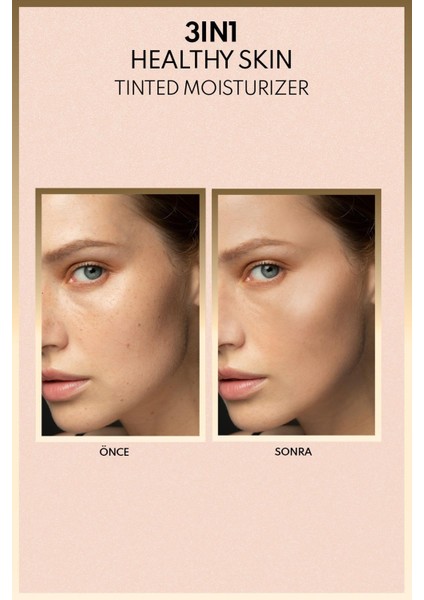 3 In 1 Healthy Skin Tinted Moisturizer Spf 50 No:10