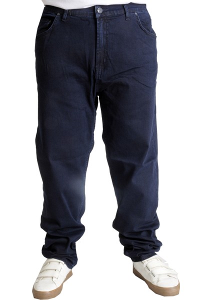 Mode Xl Erkek Kot Pantolon Klasik Hunter Blue 22935 Koyu Mavi