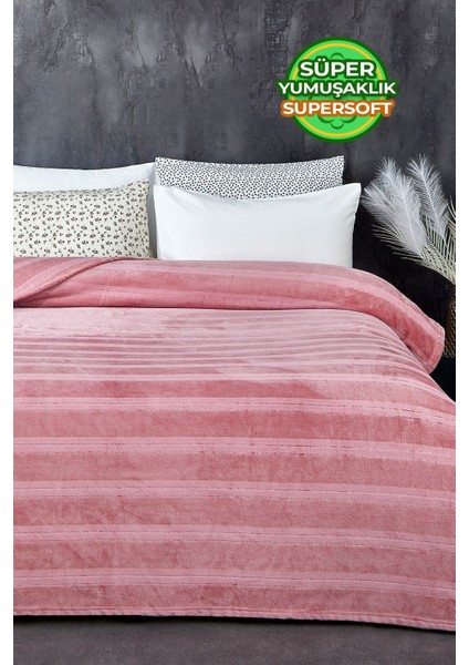 Mayer Supersoft Yumuşak Çift Kişilik Battaniye 180X230 cm
