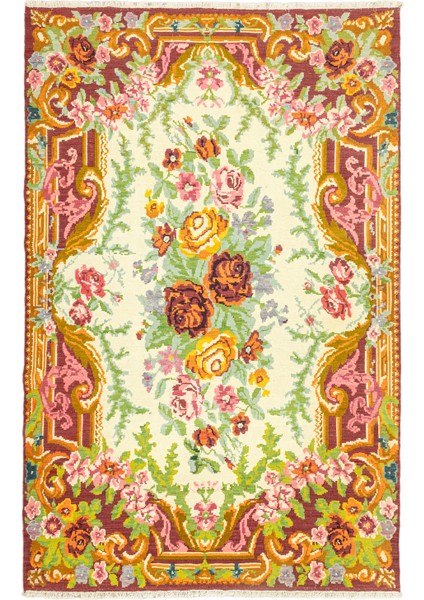 Derda Renkli Karabağ Yün Kilim 232 x 325 cm