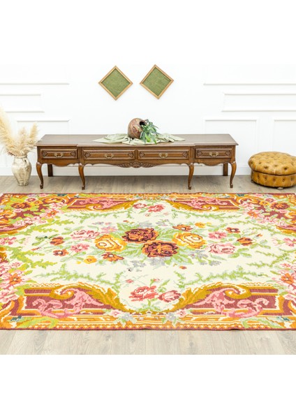 Derda Renkli Karabağ Yün Kilim 232 x 325 cm
