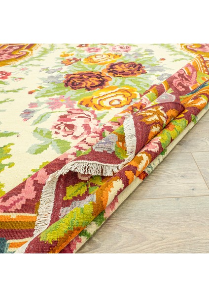 Derda Renkli Karabağ Yün Kilim 232 x 325 cm