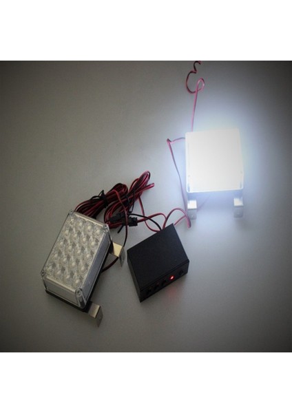 Flaşlı Ikaz Lambası 40 LED (Beyaz) / LAPA16-1