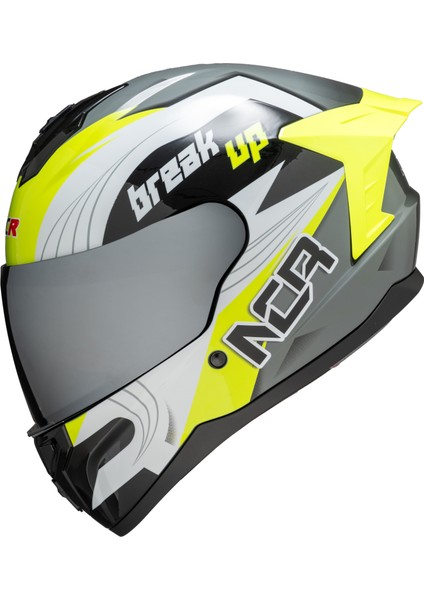 Rapid Aynalı Cam Kapalı Kask (Ece Belgeli)