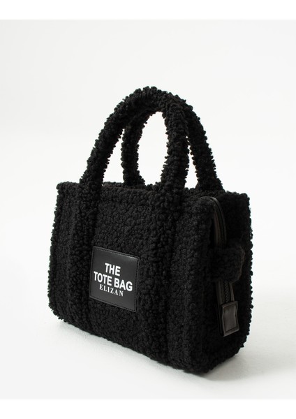 Kolon Askılı The Tote Modern Siyah Peluş Kadın Çantası fiyatları