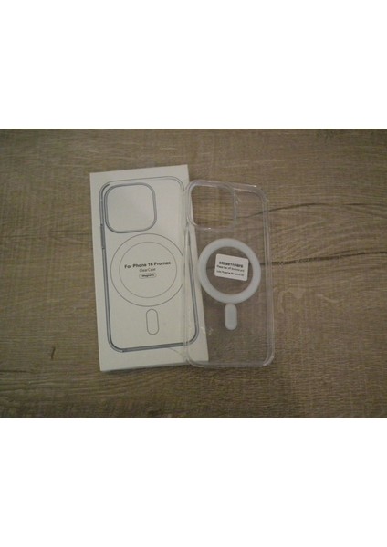 IPHONE 16 Promax Magsafe Şeffaf Kılıf