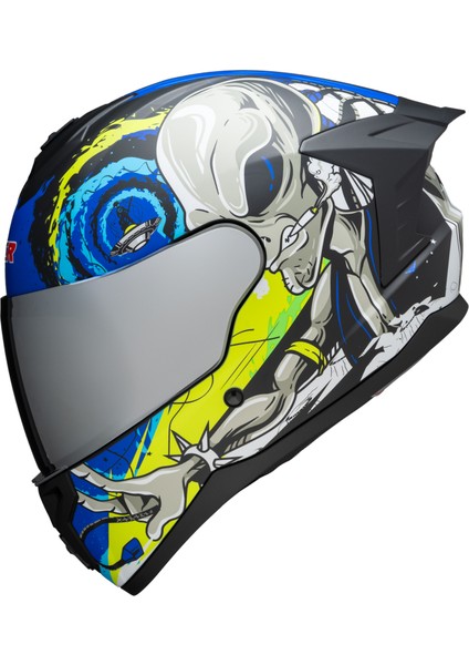 Rapid Aynalı Cam Kapalı Kask (Ece Belgeli)