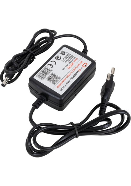 12 Volt - 1 Amper - 12 Watt 5.5*2.5 mm Uçlu İki̇ Ucu Kablolu Masaüstü Adaptör