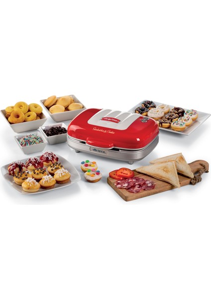 Party Time Dondurma Makinesi + Sandviç Yapma Makinesi Özel Seti indirimleri