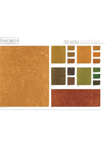 Sandeco Atracto Gold Dark Dekoratif Boya