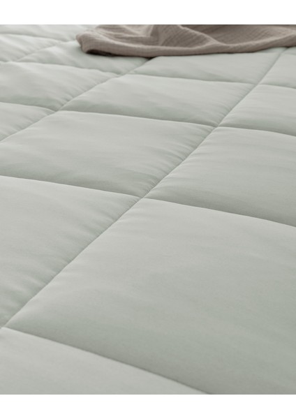 Ilus Çift Kişilik Bambu Comforter Set - Mint Yeşili