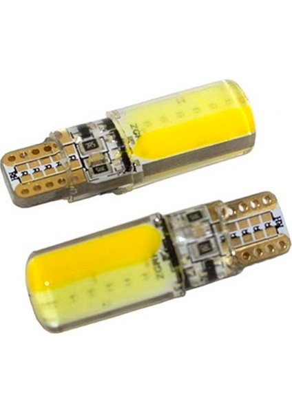 Dekoratif T10 LED Ampul Çakarlı Turuncu/beyaz 12V / LAAM668