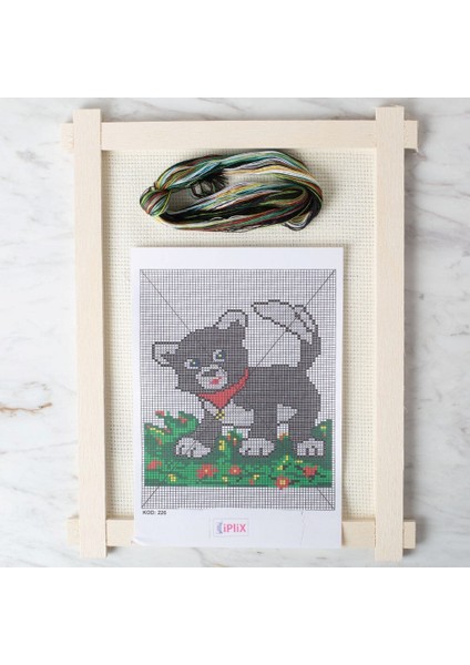 Etamin Işleme Panosu Kiti Kedi - KOD:226
