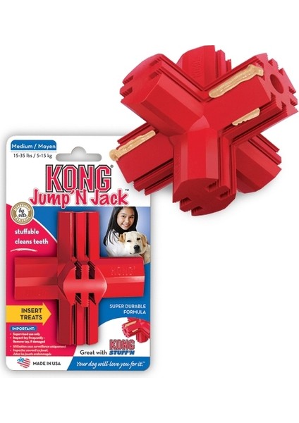 Jump'n Jack Köpek Diş Bakım Oyuncağı L