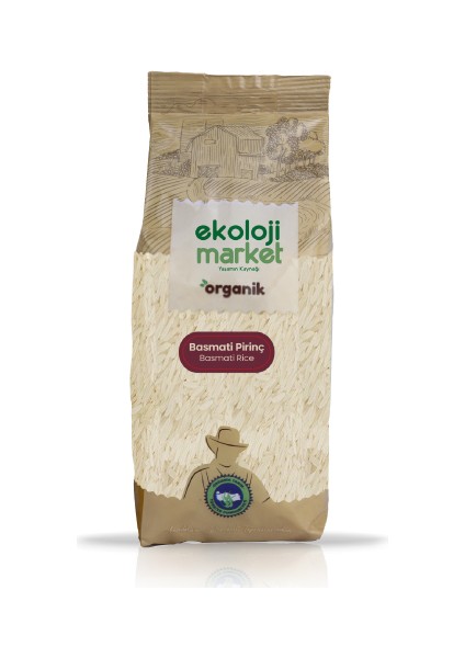 Organik Glutensiz Basmati Pirinç 750 gr