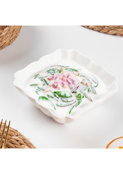 Opal Cam Servis Tabağı Salata Çerez Sunum Meze Yemek Kasesi 15 Cm fiyatları