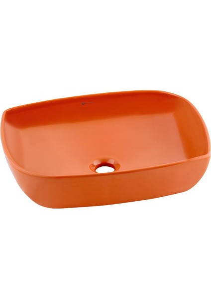 Dies Oval Turuncu Deliksiz Lavabo 50 cm modelleri