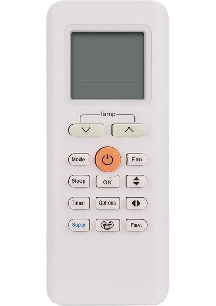 Midea TYPE:RG70C/BGEF Ile Uyumlu Klima Kumandası