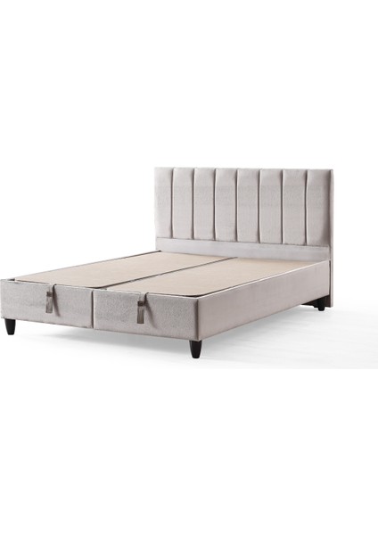 AE-7816 Manolya 3'lü Set (Yatak Baza Başlık) Çift Kişilik