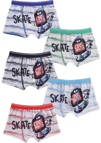 Erkek Çocuk Pamuklu Boxer 5'li Paket fiyatları