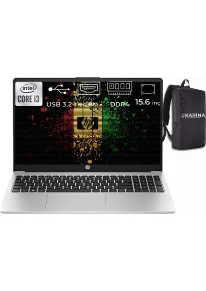 250 G10 Intel Core I3 1315U B2NC3ES--09 20GB 1tb Freedos 15.6" Fhd Taşınabilir Bilgisayar