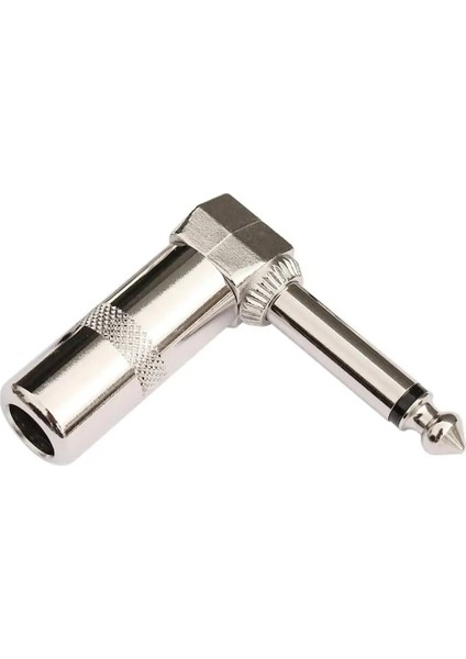 Jack 6.3 mm Mono L Tip Metal Jack
