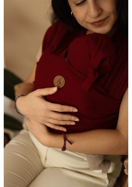 Premium Esnek Wrap Sling ( Babysling - Sling - Bebek Taşıma Şalı - Babywearing - Kanguru )