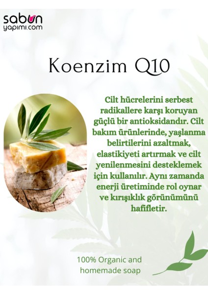 Koenzim Q10 5 gr - Sabunlar Için Antioksidan Bileşen (Cilt Yenileyici) fiyatları