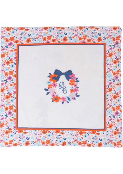 Çift Taraflı Bebek Battaniyesi - Minik Çiçekler/kırmızı fırsatları