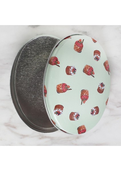 Loren Metal Saklama Kutusu Oval