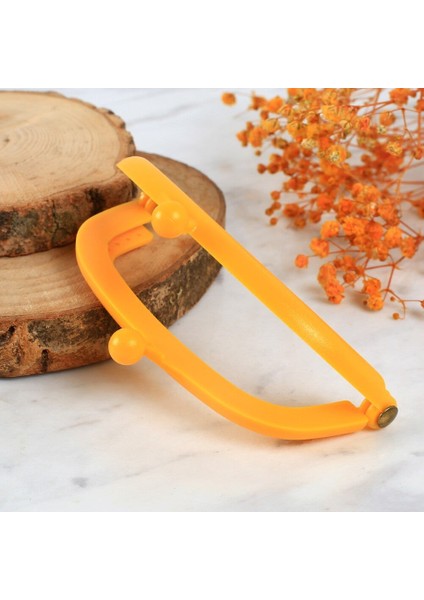 Plastik Cüzdan Klipsi-Sarı