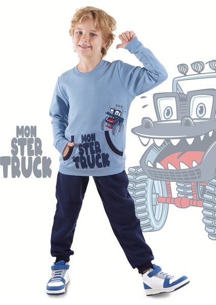 Monster Truck Erkek Çocuk Eşofman Takım