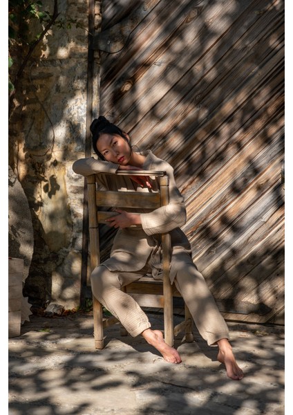 Cocoon %100 Pamuk 4 Katlı Müslin Bornoz Bej fiyatları