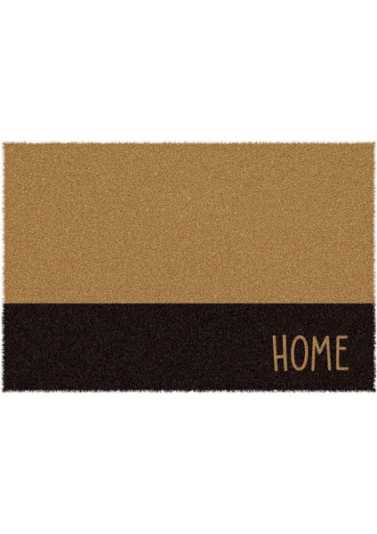 Paspas Konsept Siyah Home Desenli Kapı Önü Paspası 40 x 60 cm
