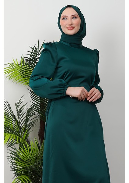 Sahra Tesettür Elbise Yeşil indirimleri