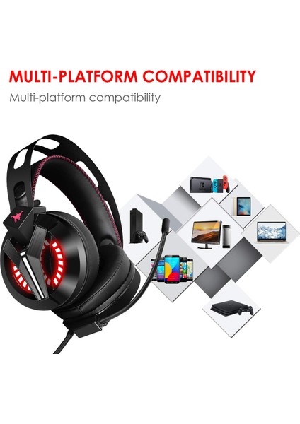 Combaterwıng M180PRO 7.1 Kanal Hoparlör Kablolu Kulaklık Bilgisayar Oyun Kulaklığı Mikrofon Kulaklık (Yurt Dışından) fiyatları