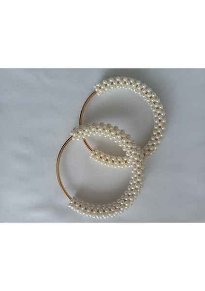 Incili 12 cm Metal Çanta Sapı