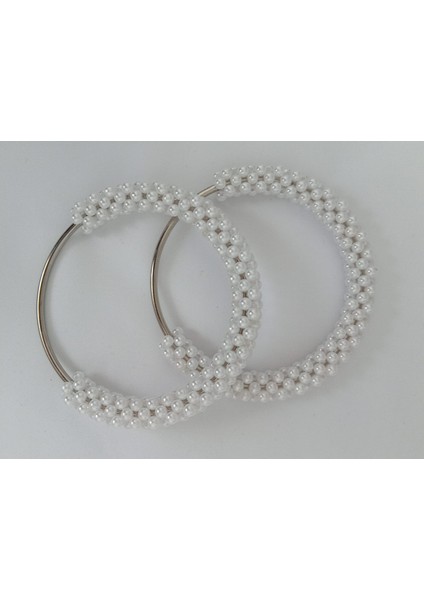 Incili 12 cm Metal Çanta Sapı