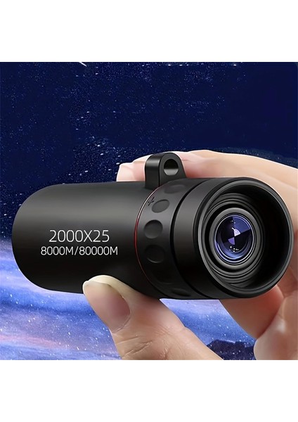 Monoküler 2000X24 Zoom Mini Taşınabilir Hd Dürbün Su Geçirmez Tripod Telefon Tutacağı Teleskop fırsatları