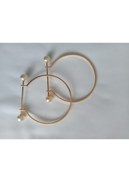 9 cm Metal Köprülü Incili Çanta Sapı