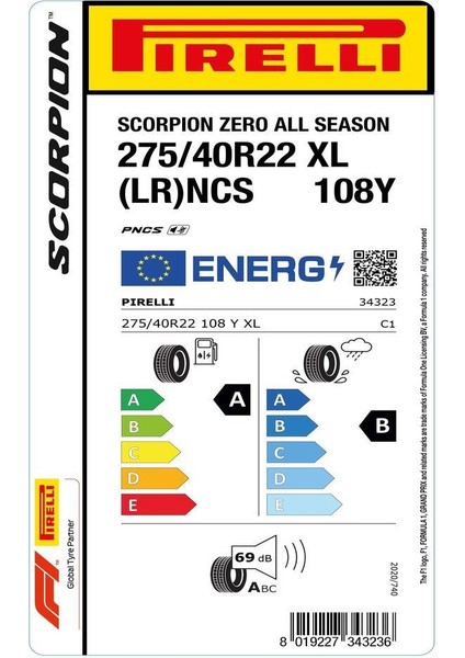275/40 R22 108Y Xl Scorpion Zero All Season (Lr) Pncs Oto Yaz Lastiği (Üretim Yılı: 2024) fırsatları