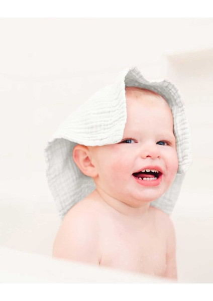 Muslin Kumaş 6'li Bebek Mama Önlüğü Ağız Mendili Müslim Bebek Terleme Mendili 40X40 cm fiyatları