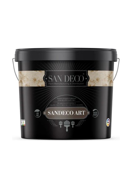Sandeco Art Gold Light Dekoratif Boya