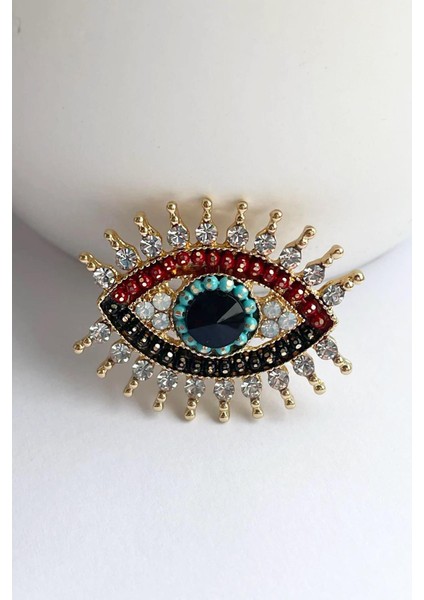Taşlı Göz Broş Yaka Iğnesi fırsatları