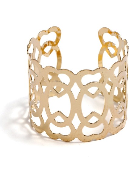 E2107 Gümüş Sıcak Satış Hollow Geniş Manşet Bilezik ve Bilezik Kadın Erkek Retro Yeni Alaşım Açık Büyük Erkek Kadın Moda Takı 2021 (Yurt Dışından) modelleri